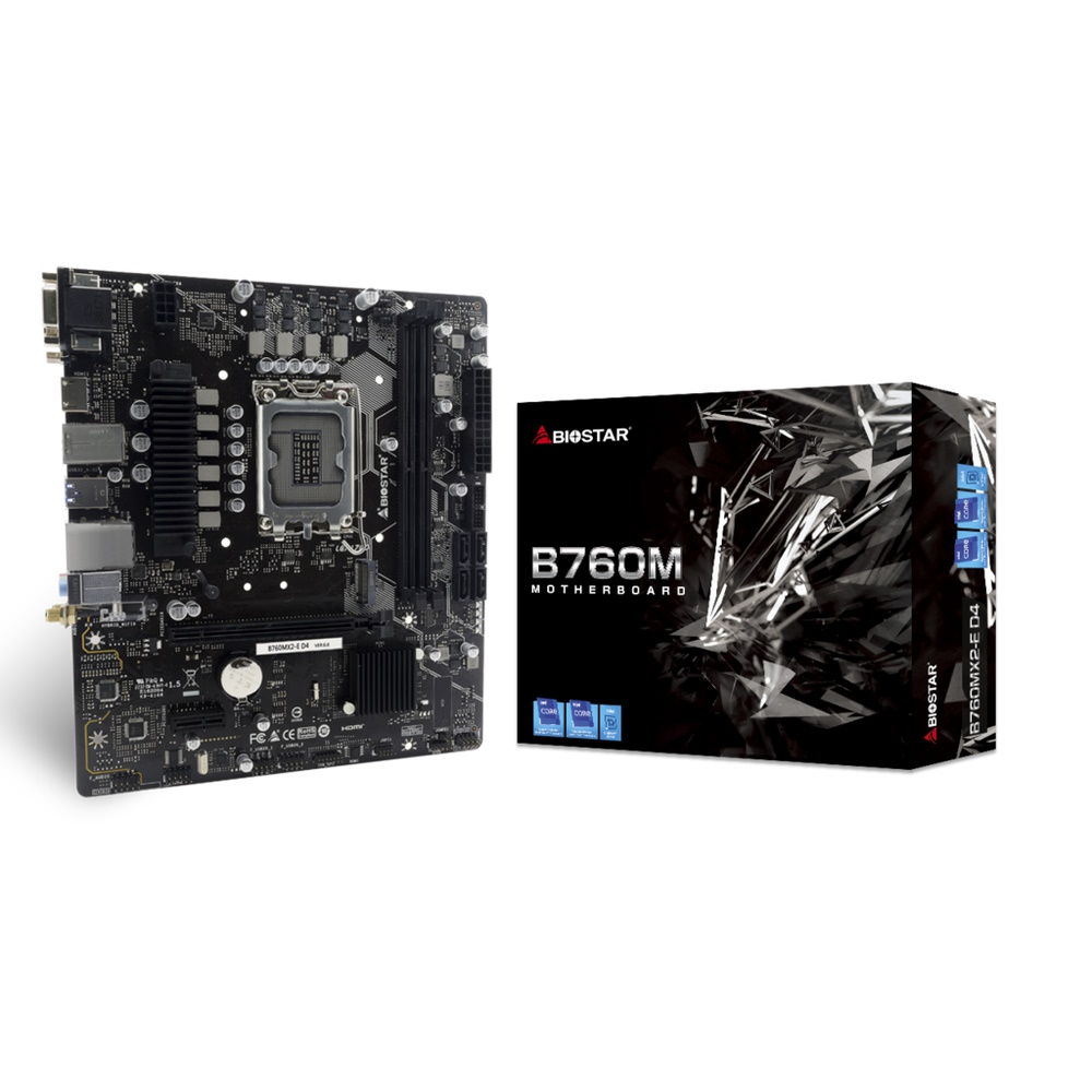 HDMI・DVI-D・D-Sub 出力を搭載するIntel B760マザーボード2製品